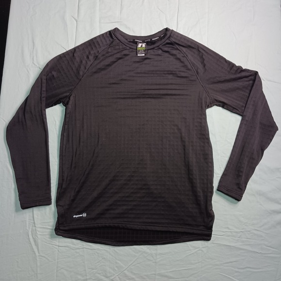 RUSSELL Dri-Power 360 Long Sleeve Athleisure Shirt Intellifresh Odor Blk L 42-44 - Picture 2 of 10
